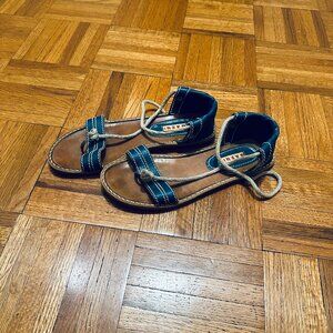 Marni Open Toe Rope Tie Flat Sandals 37 / 7